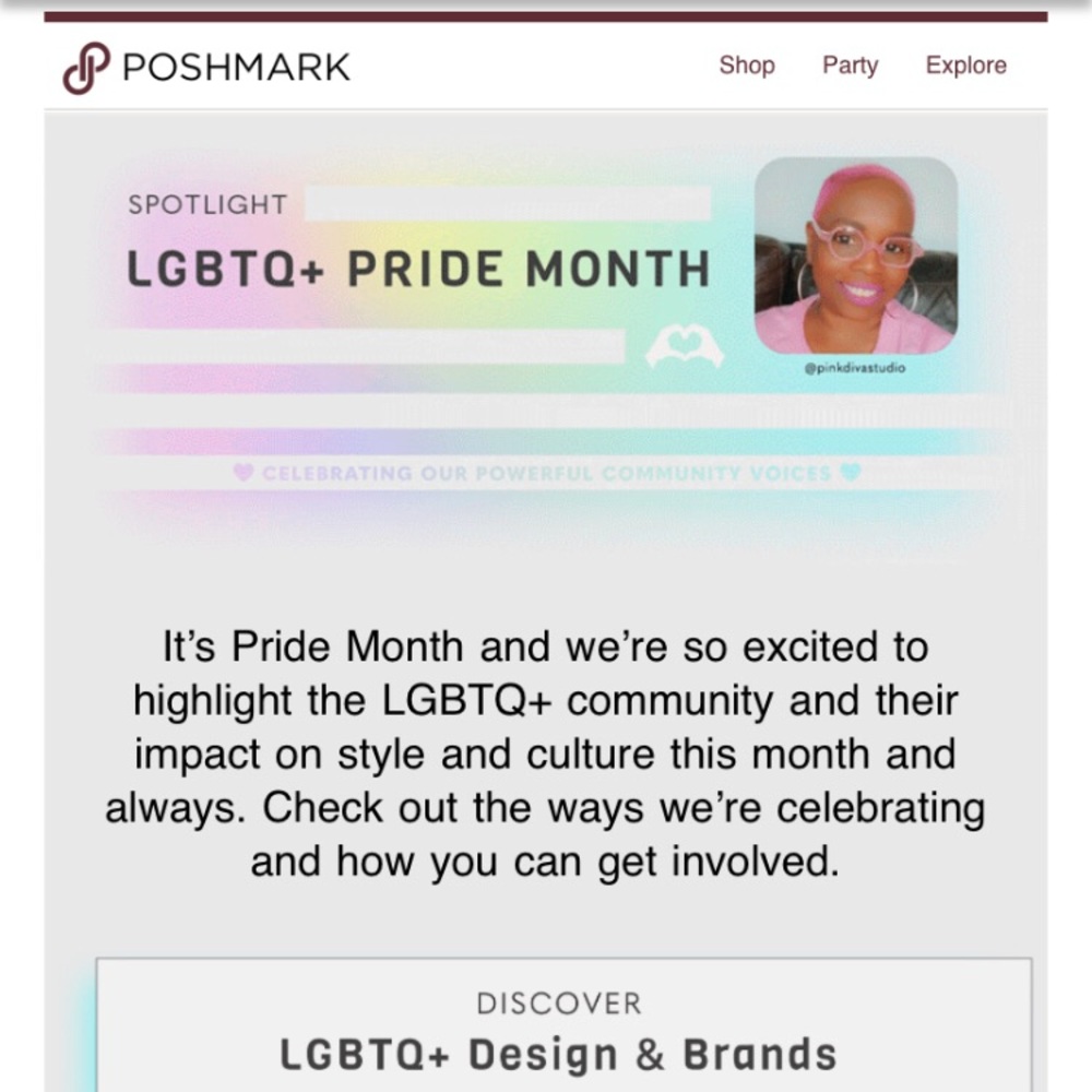 Celebrating Pride Thank you Poshmark